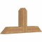 Ekena Millwork Portland Timber Gable Bracket, Western Red Cedar, 48"W x 22"H x 5 1/2"D x 5 1/2"F, 11/12 Pitch GBW048X22X0606POR00SWR - alternate 4